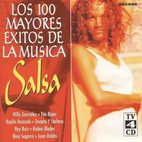 Los 100 mayores éxitos de la música salsa [CD]
