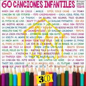 60 canciones infantiles - Grupo infantil Tizas [CD]