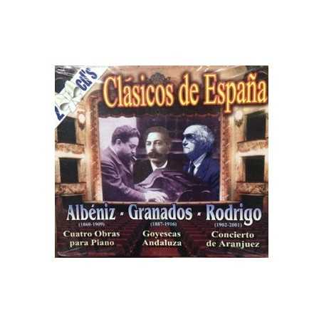 Clásicos de Espana ( Albeniz, Granados, Rodrigo) [CD]