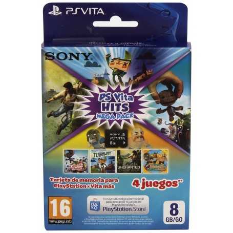 Tarjeta de Memoria 8Gb + Pack 10 juegos [PS Vita]