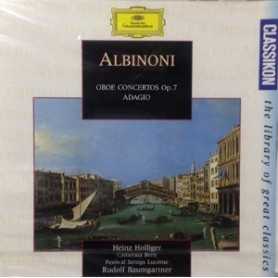 Albinoni Oboe Concertos Op. 7 Adagio [CD]