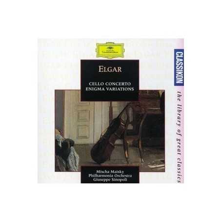 Elgar - Cello Concerto, Enigma, Serenade / Maisky, Sinopoli [CD]