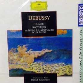 Debussy Nocturnes Mer Orchestre de Paris Daniel Barenboim [CD]