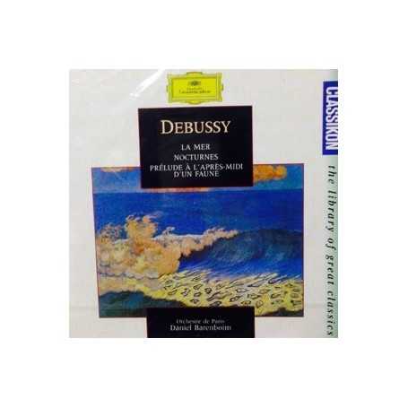 Debussy Nocturnes Mer Orchestre de Paris Daniel Barenboim [CD]