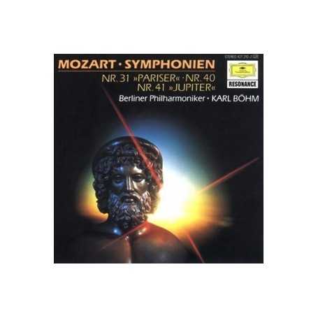 Mozart: Symphonies Nos 31 'Paris', 40 & 41 'Jupiter' [CD]