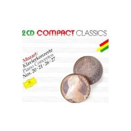 Mozart: Piano Concertos Nos. 20, 21, 26, 27 [2 CD]