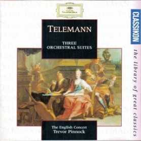 Telemann: Three Orchestral Suites / Pinnock [CD]