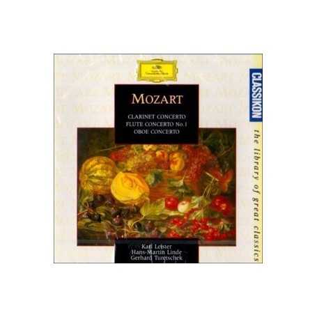 Mozart (Clarinet Concerto / flute Concerto No.1 / Oboe Concerto) [CD]