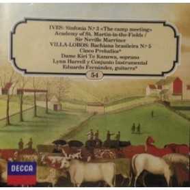 Sinfonía n3 - 'The camp meeting' Charles Ives. Bachiana brasileira n5 - Cinco preludios / Heitor Villa-Lobos [CD]