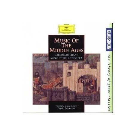 Music of the middle Ages (Canto gregoriano / Música de la era gótica) [CD]