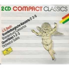 Bach (Brandenburg Concertos 2, 3, 5 Overtures 1-3) [2 CD]
