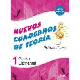 Nuevos Cuadernos de Teoria 1 Grado Elemental (Ibanez Cursa) [Libro]