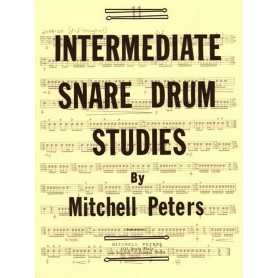 Intermediate Snare Drum Studies (Mitchell Peters) [Libro]