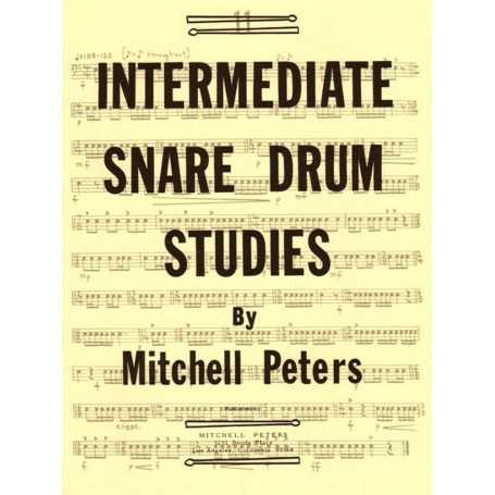 Intermediate Snare Drum Studies (Mitchell Peters) [Libro]