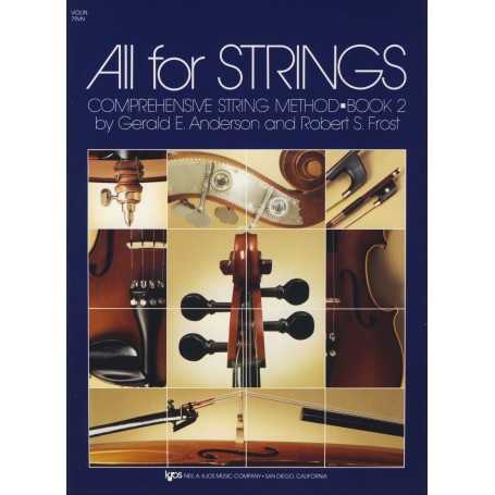 All for strings Violin Book 2 [Libro]