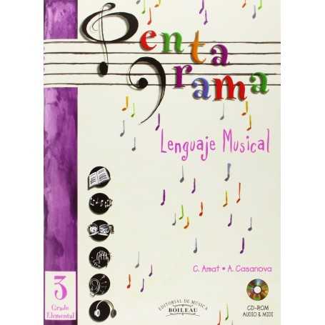 Pentagrama, Lenguaje 3 Grado Elemental [Libro]