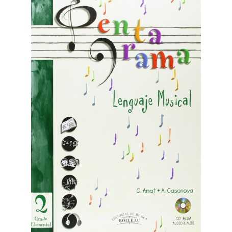 Pentagrama, Lenguaje 2 Grado Elemental [Libro]