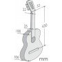 Alhambra 6P Olivo + Funda [Guitarra Clásica]