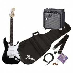 Pack Fender Squier Stratocaster Negro [Pack Guitarra Eléctrica]