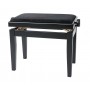 Banqueta de piano Deluxe Negro mate Gewa