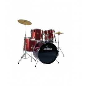 Batería Jinbao Po605 Stage 20 Jazz Roja