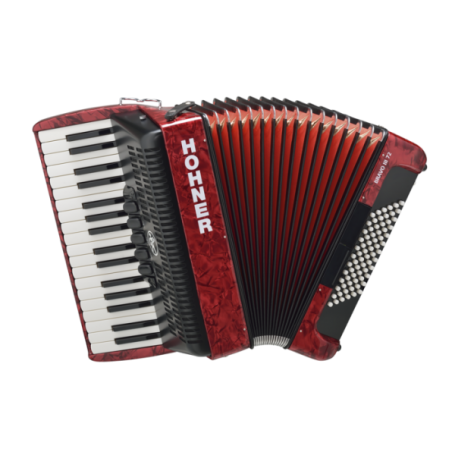 Acordeón Hohner Bravo Iii 72 Rojo