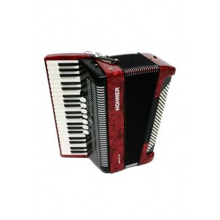 Acordeón Hohner Bravo Iii 120 Rojo