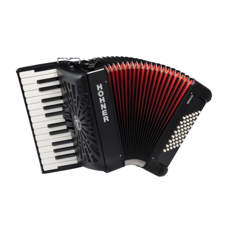 Acordeón Hohner Bravo Ii 48 Negro