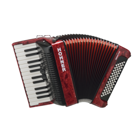 Acordeón Hohner Bravo Ii 60 Rojo