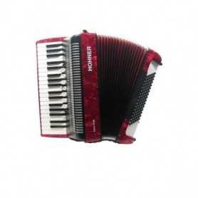 Acordeón Hohner Bravo Iii 96 Rojo
