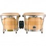 Fwb200Nt 6 3/4 & 8 Wood Bongo, [Percusión]