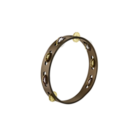 Ta1Vm-Wb 1 Row,Brass/Nickel Pl [Percusión]