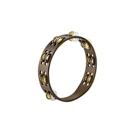 Ta2Vm-Wb Pandereta 2 Filas Jin [Percusión]