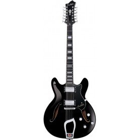 Hagstrom Viking Dlx 12 Blk [Guitarra Eléctrica]