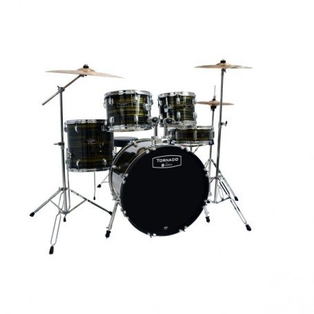 Bateria Tornado By Mapex  18". Negro Rayado.Sin Platos