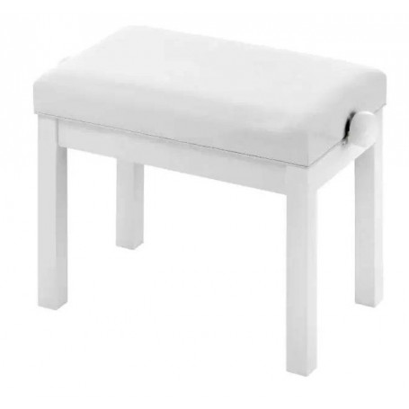 Banqueta Piano Regulable Hidrau Model X30 Blanco Mate