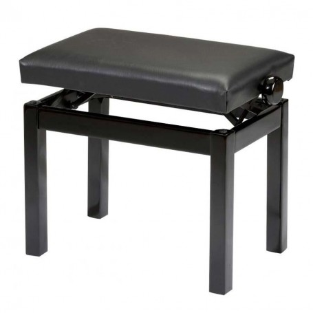 Banqueta Piano Regulable Hidrau Model X30 Negro Brillo