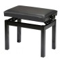Banqueta Piano Regulable Hidrau Model X30 Negro Brillo