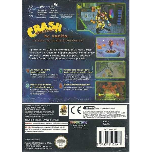 Comprar Crash Bandicoot La venganza de Cortex GameCube