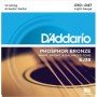D'addario EJ38 (10-47) Guitarra Acústica [Juego de 12 Cuerdas]