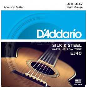 D'addario EJ40 (11-47) Guitarra Acústica [Juego de Cuerdas]