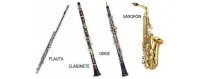 Comprar Instrumentos de viento madera: Saxofones, clarinete..